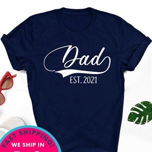Custom shirt Daddy Est 2021 - 1900 Father's day